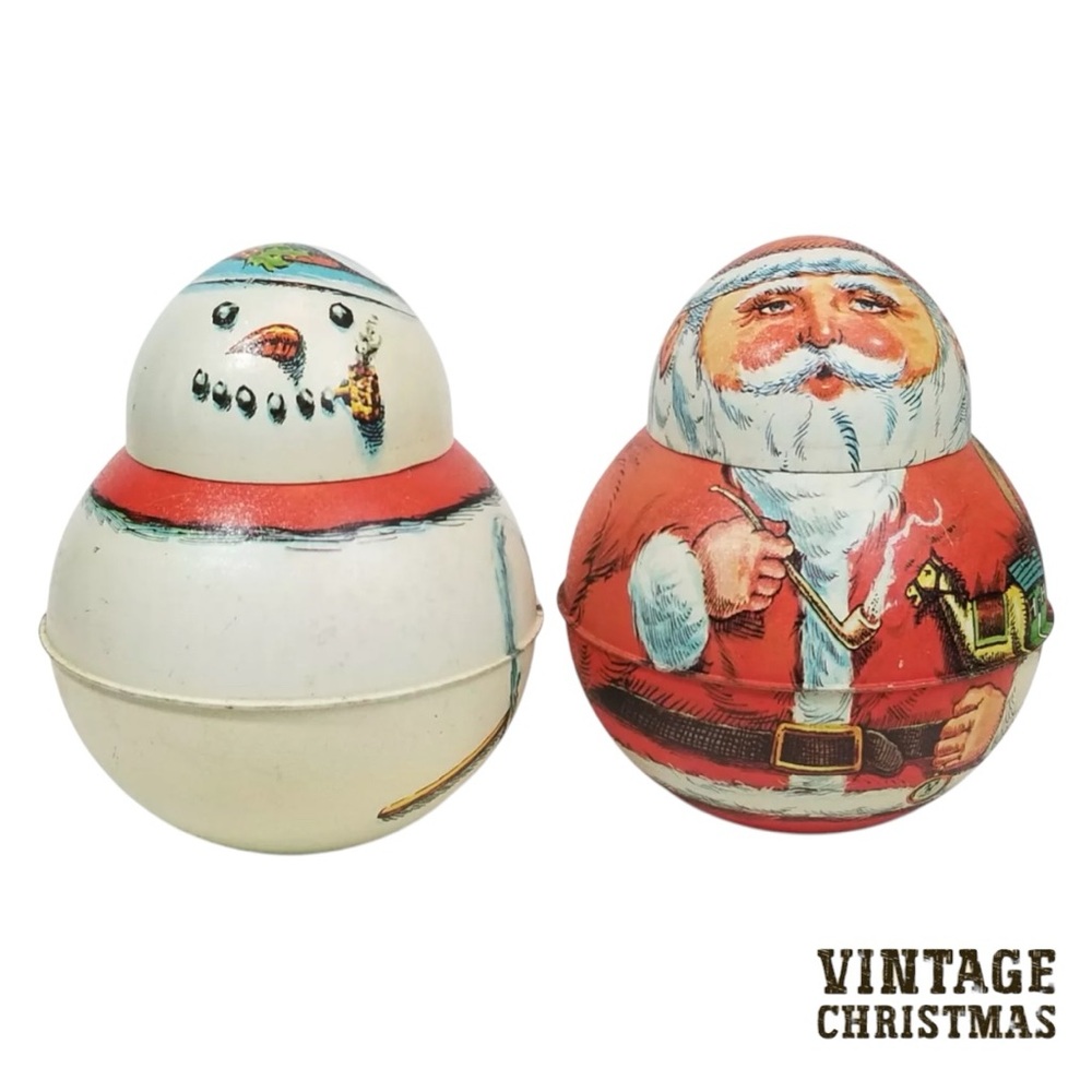 Vintage Bristol Ware Christmas Tins